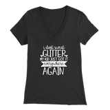 I Don't Sweat Glitter VNeck