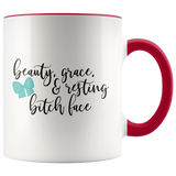 Beauty Grace & Resting B Face Mug