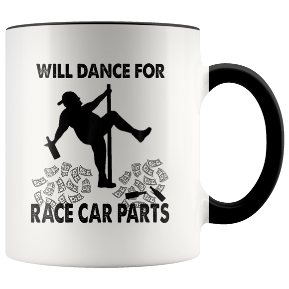 Dance for Race Car Parts Mug