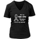 This is My Fight Shirt - Cancer Awareness VNeck