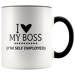I Love My Boss Mug