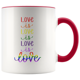 Love is Love Rainbow Mug