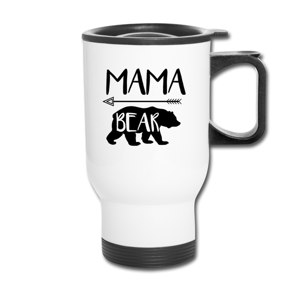 Mama Bear Travel Mug - white