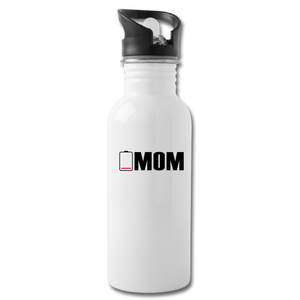 Mom Low Battery - white