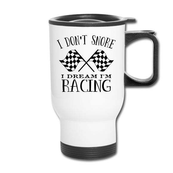 I Dream I'm Racing - white