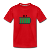 Son Battery T-Shirt - red