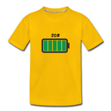 Son Battery T-Shirt - sun yellow