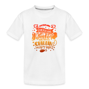 Chicken Wing Song T-Shirt - white