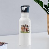 Cluck Off Water Bottle - white