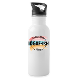 Feeling IDGAF-Ish Water Bottle - white