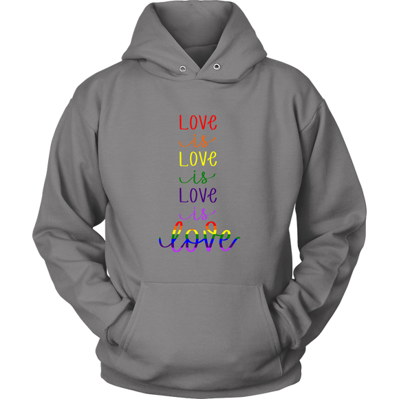 Love is Love Rainbow Hoodie