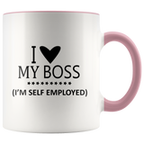 I Love My Boss Mug