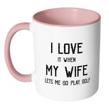 I Love My Wife/Golf Mug