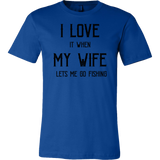 I Love My Wife/Fishing T-Shirt